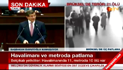 Başbakan Ahmet Davutoğlu grup toplantısında konuştu 