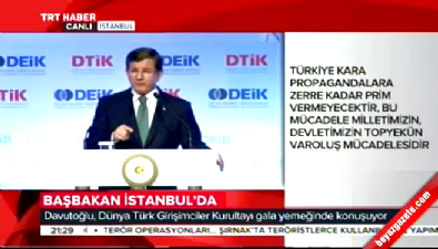 Başbakan Davutoğlu: Çıkmadığımız kadar sokaklara çıkalım