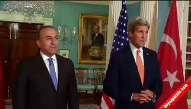 amerika birlesik devletleri - Çavuşoğlu Kerry'le görüştü  Videosu