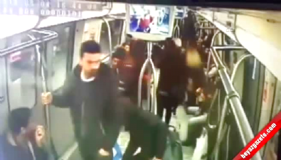 goztepe - Metrodaki bomba şakası kamerada Videosu
