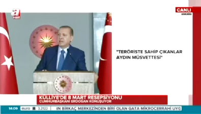 dunya kadinlar gunu - Cumhurbaşkanı Erdoğan'dan Cumhuriyet'e DHKP-C tepkisi!  Videosu
