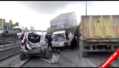 edirne - TEM'de trafik kazası Videosu