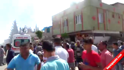 isid - Kilis kent merkezine 3 roket düştü  Videosu