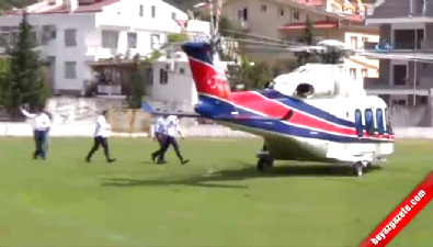 mustafa sarigul - Emir Sarıgül helikopterle yatına bakmaya geldi Videosu