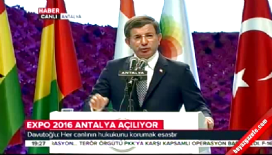 expo - Başbakan Davutoğlu'nun EXPO 2016 konuşması Videosu
