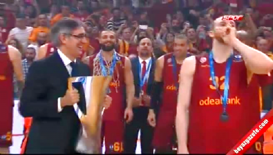fransa - Galatasaray Odeabank Eurocup şampiyonu! Videosu