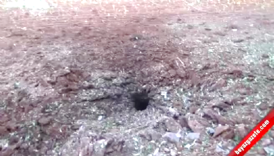roket saldirisi - Kilis'e 2 roket daha atıldı!  Videosu