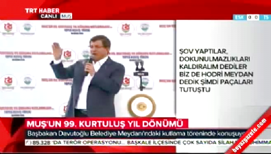 Başbakan Davutoğlu:Eşkiyalar Meclis'e giremeyecek