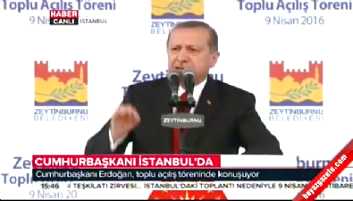Erdoğan toplu açılış töreninde konuştu 