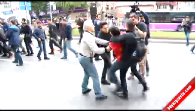 1 mayis olaylari - Beşiktaş'ta polis müdahalesi  Videosu