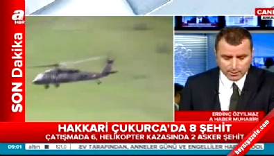 Hakkari Çukurca'da Çatışma: 8 şehit, 8 yaralı 