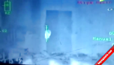 Teröristin vurulma anı kamerada 