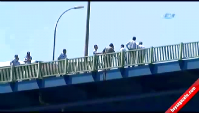 Haliç Köprüsü'nde intihar girişimi 