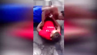 boks - Sokak dövüşçüsü kendi kendini nakavt etti! Videosu