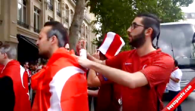 avrupa futbol sampiyonasi - Paris'te Türk çoşkusu  Videosu