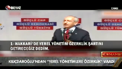 Kemal Kılıçdaroğlu'ndan özerklik vaadi 