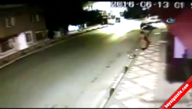 Sultanbeyli'de pitbulla gasp kamerada 