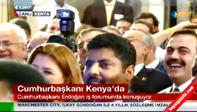 Erdoğan Kenyalılara Marmaray'ı anlattı