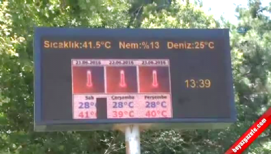 sicak asfalt - Antalya'da sıcak hava asfaltı eritti Videosu