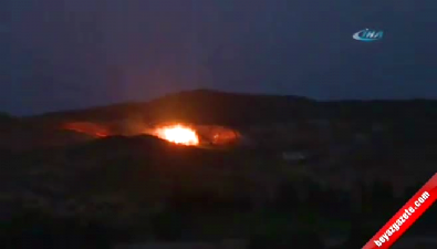 Savaş uçakları PKK'ya bomba yağdırdı 