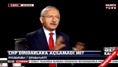 haber turk - Kemal Kılıçdaroğlu'na canlı yayında şok soru  Videosu