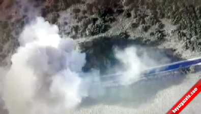 bombali tuzak - Yola döşenmiş mayın son anda fark edildi  Videosu