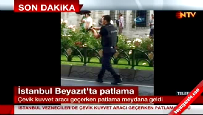 cevik kuvvet polisi - İstanbul Beyazıt'ta patlama  Videosu