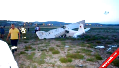 Balıkesir'de eğitim uçağı düştü