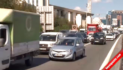 edirne - Tem Otoyolu’nda 5 Araç Birbirine Girdi, Edirne İstikametinde Trafik Felç Videosu