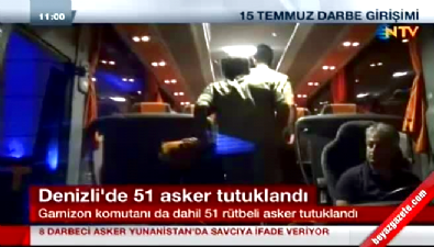 15 temmuz darbesi - Denizli'de 52 darbeci asker tutuklandı  Videosu