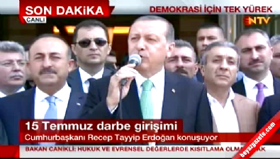 Erdoğan : Bu dayanışmamız devam edecek 