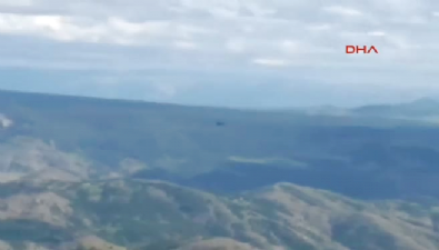 İşte Giresun'da düşen askeri helikopterin düşmeden önceki son anları!.. 
