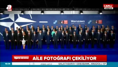 Cumhurbaşkanı Erdoğan, NATO Zirvesi'nde aile fotoğrafında