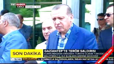 Cumhurbaşkanı Erdoğan canlı bomba saldırısı hakkında konuştu 