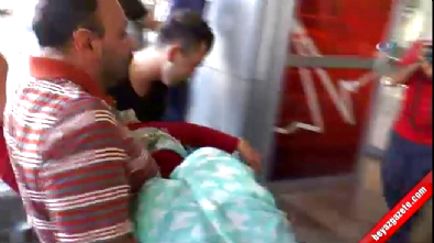 devlet hastanesi - Gelin baygınlık geçirdi.. Gelin hastaneye getirilirken, damat gözyaşlarına boğuldu  Videosu