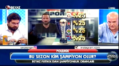 Beyaz Futbol ekibi şampiyonluk oranlarını açıkladı 