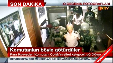 Darbe girişiminde komutanların rehin alınma anları