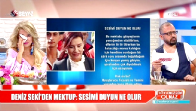 gulsah saracoglu - Deniz Seki'nin mektubu Gülşah Saraçoğlu'nu ağlattı Videosu