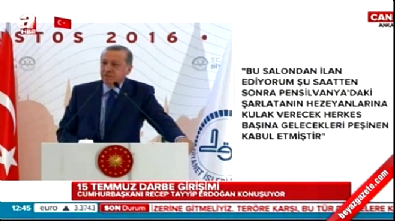 15 temmuz darbesi - Cumhurbaşkanı Erdoğan: Pensilvanya'daki şarlatan  Videosu