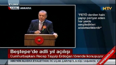 Cumhurbaşkanı Erdoğan Adli Yıl Açılış Töreni'nde konuştu 