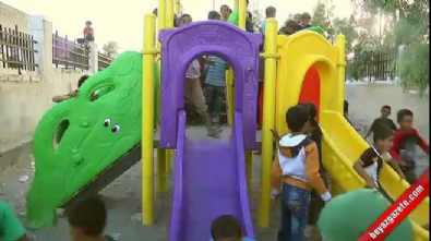 firat kalkani - Cerabluslu çocukların park heyecanı Videosu