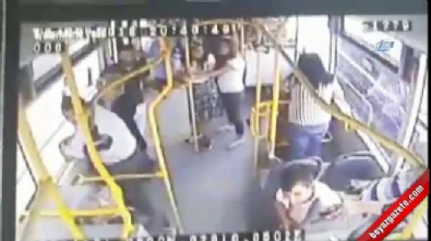 Halk Otobüsü Şoförü Ölümden Böyle Döndü