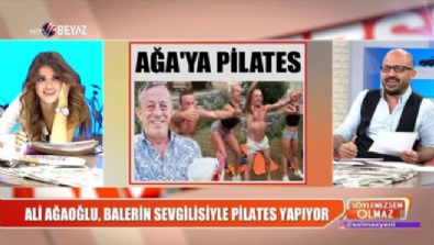 ali agaoglu - Ali Ağaoğlu balerin sevgilisiyle pilates yapıyor Videosu