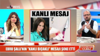 cem yilmaz - Ebru Şallı'dan kanlı bıçaklı mesaj! Videosu