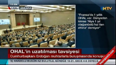Cumhurbaşkanı Erdoğan'dan OHAL açıklaması 