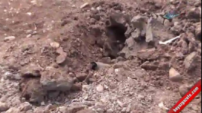roket mermisi - Kilis'e Suriye'den atılan 3 roketatar mermisi düştü  Videosu