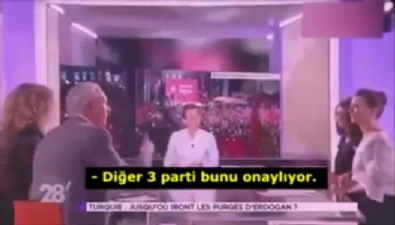 fransiz gazeteci - Fransa'da Erdoğan'ın tartışıldığı programda bakın ne oldu Videosu