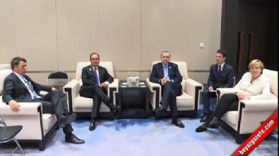Cumhurbaşkanı Erdoğan, AB liderleriyle dörtlü zirve gerçekleştirdi 