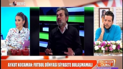 Aykut Kocaman: Futbol dünyası siyasete bulaşmamalı 