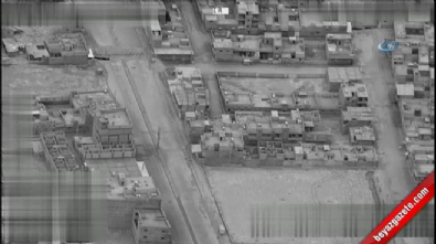 DEAŞ mevzileri böyle vuruldu 